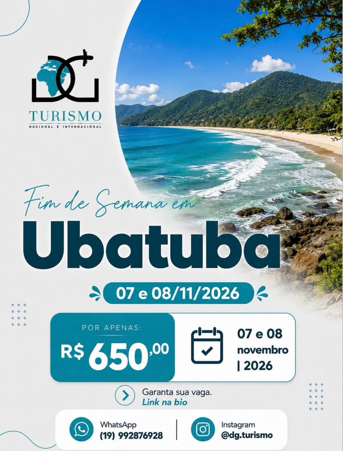 Ubatuba - 07 e 08/11/2026