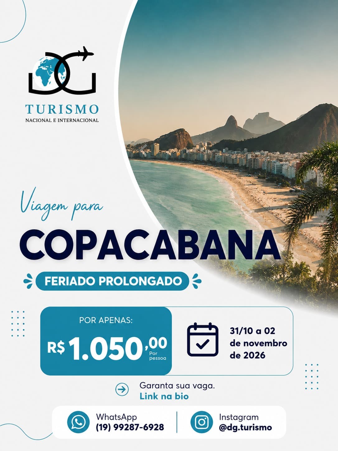 Copacabana RJ 31/ feriado prolongado
