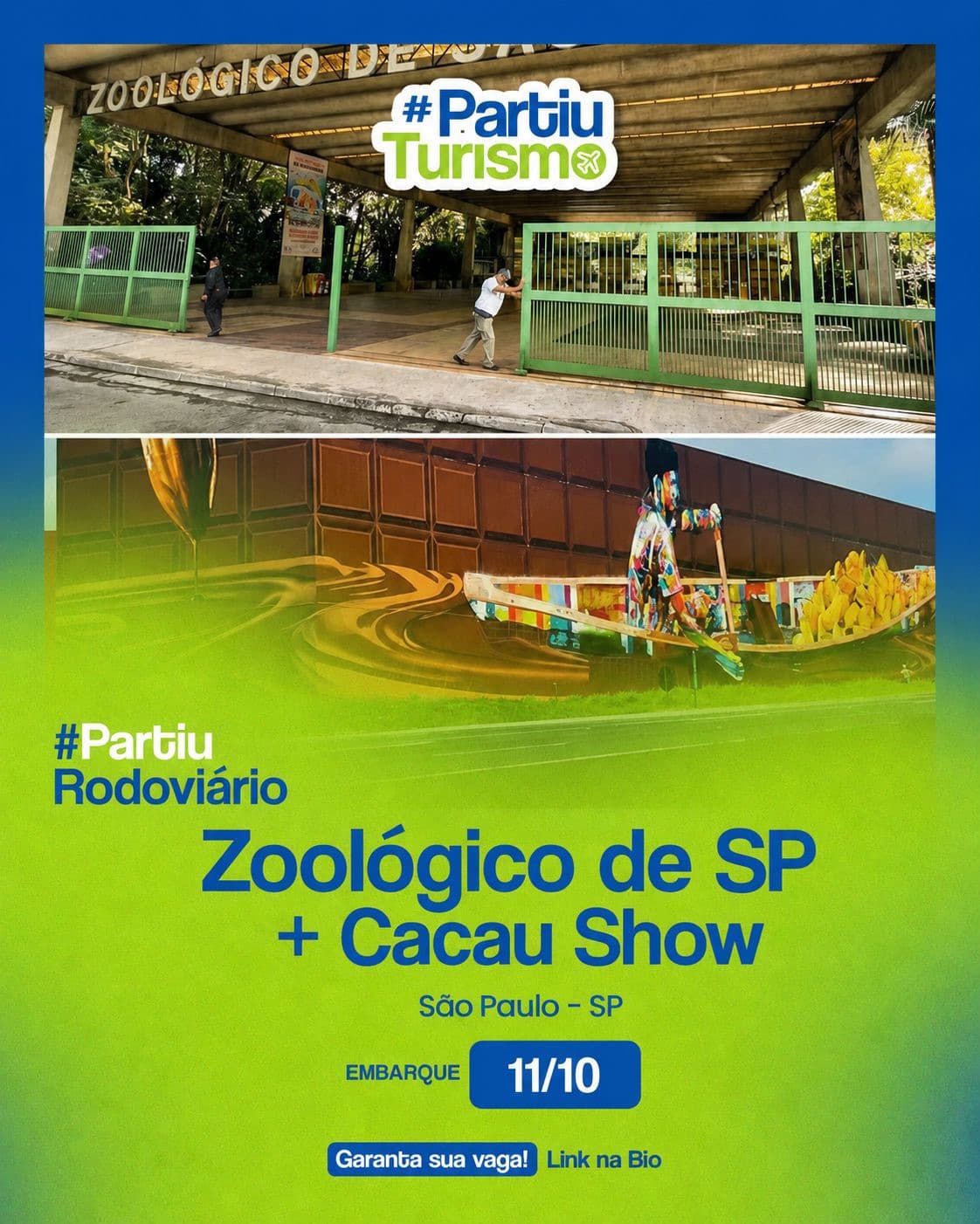 ZOOLÓGICO SP + CACAU SHOW + MERCADÃO